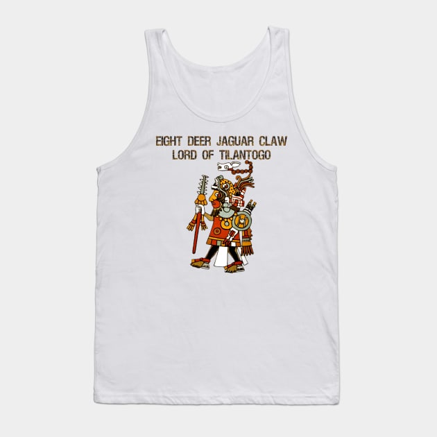 Maya Civilization Eight Deer Jaguar Claw Tank Top by Styr Designs